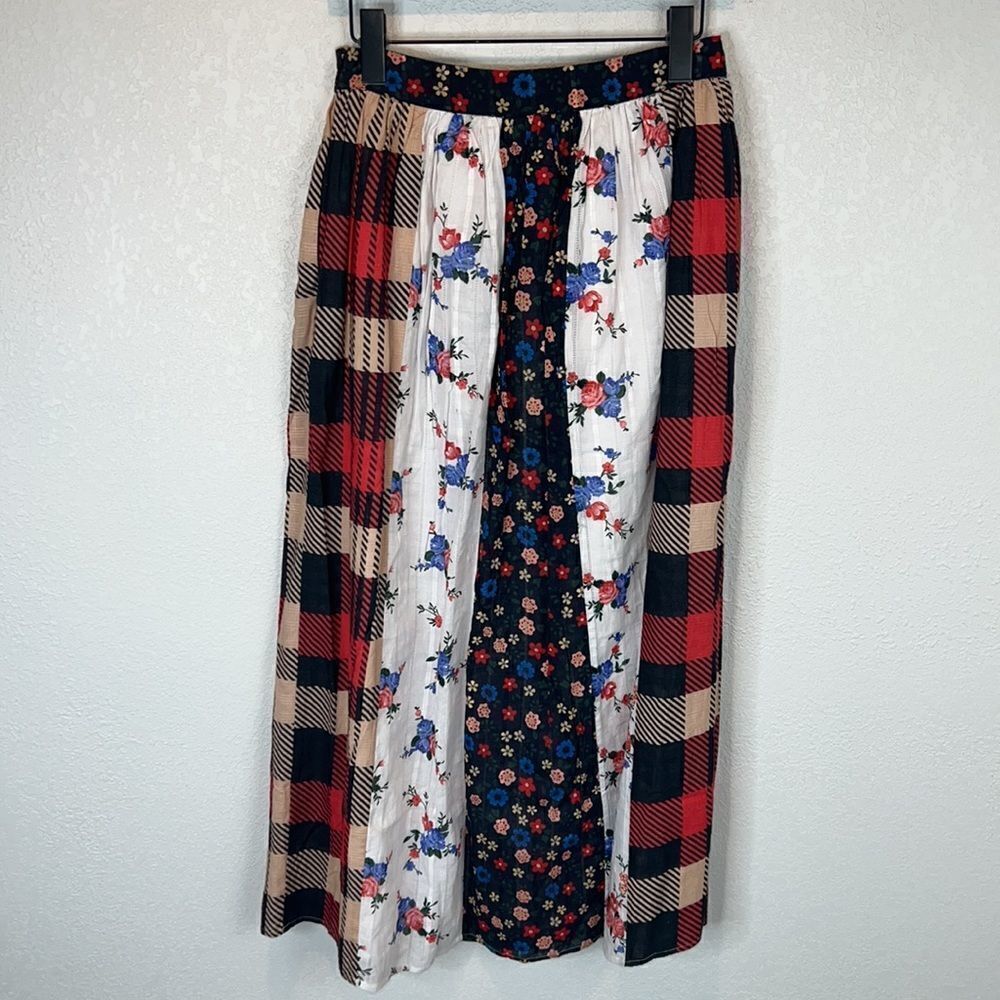 NWT Anthropologie Let Me Be Contrast Maxi Skirt XS - Picture 7 of 14